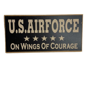 U.S. AIRFORCE ON WINGS OF COURAGE Sign Magnet